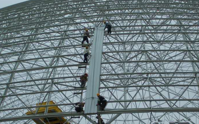 呼伦贝尔网架装配好以后应当留神哪八项验收事件